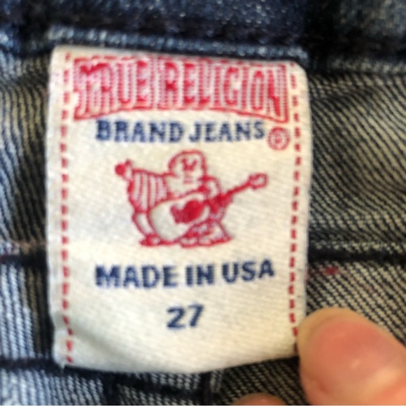 True Religion x Swarovski Straight Leg Jeans - Picture 6 of 8